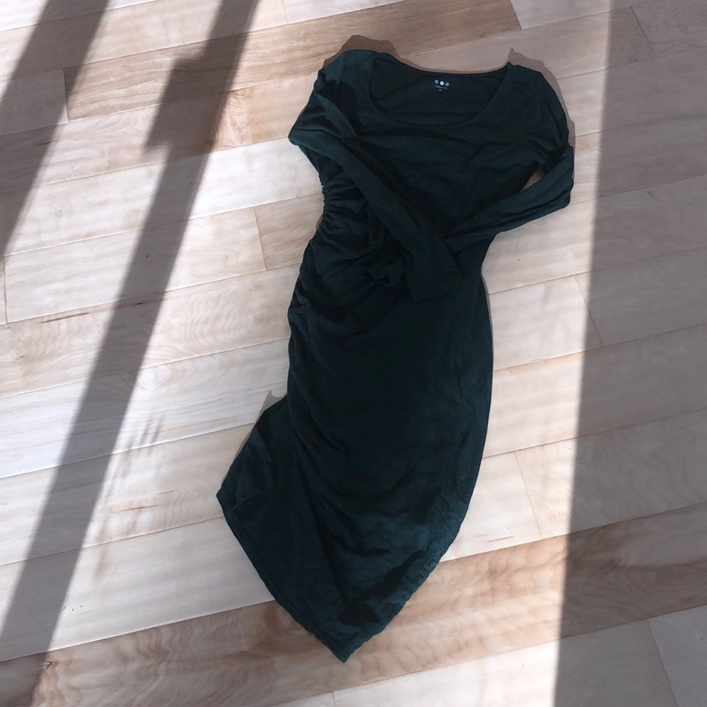 Knee length ruched Anthropologie top